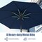 Slickblue; Fabric Outdoor Heavy Duty Market Umbrella with Crank Handle, 8 Sturdy Ribs, UV Protection; Category:Patio Umbrellas; Image:7